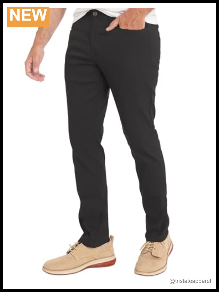 Men's Straight Slim Fit Quick Dry Stretch Hiking Pants With Zipper Pockets